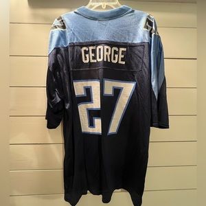 Eddie George Tennessee Titans Reebok NFL Vintage Football Jersey Size XL